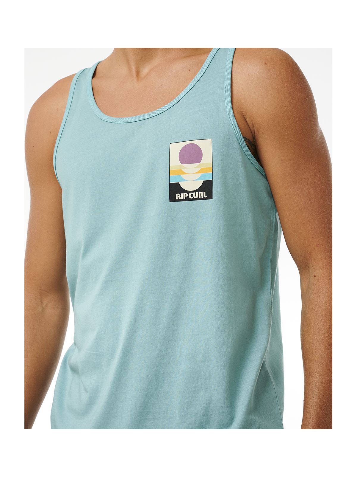 Koszulka RIP CURL Surf Revival Peaking Tank niebieski - Adventure Sports