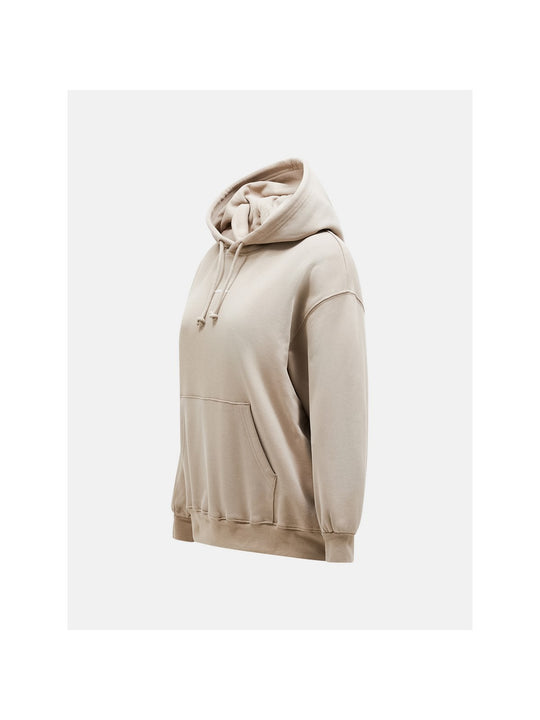 Bluza Peak Performance W Original Terry Hood beżowy - Adventure Sports

