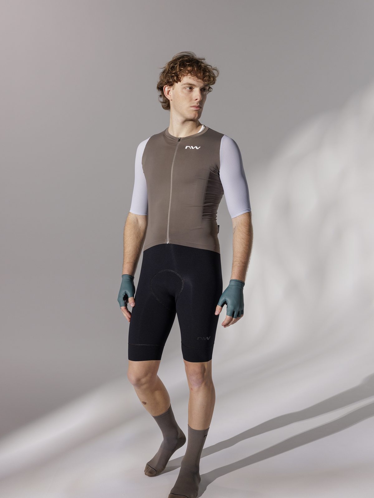 Koszulka rowerowa NORTHWAVE Extreme Evo Jersey S/s brązowa