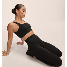 Legginsy damskie CASALL Scallop High Waist Seamless Tights czarny - Adventure Sports

