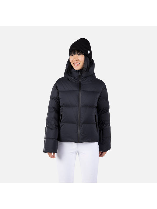 Kurtka puchowa damska Rossignol W Ventina Bomber Down Jkt czarny - narciarska - Adventure Sports
