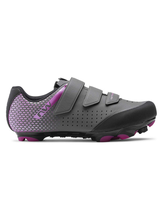 Buty rowerowe damskie NORTHWAVE Origin 2 Wmn ciemny szary/różowy - Adventure Sports
