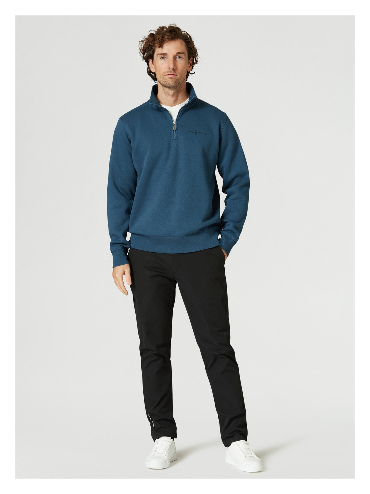 Bluza męska SAIL RACING M Bowman Logo T-Neck granatowa
