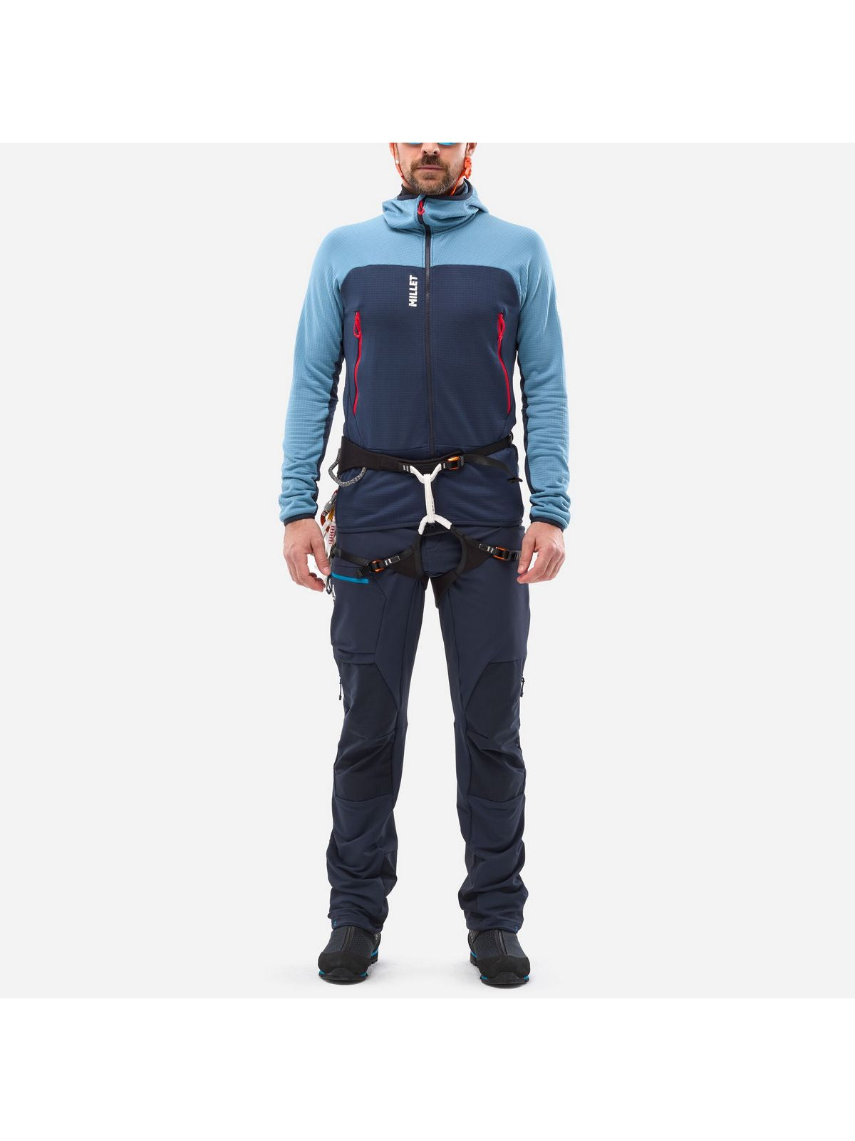 Bluza męska MILLET Fusion Grid Hoodie M niebieska