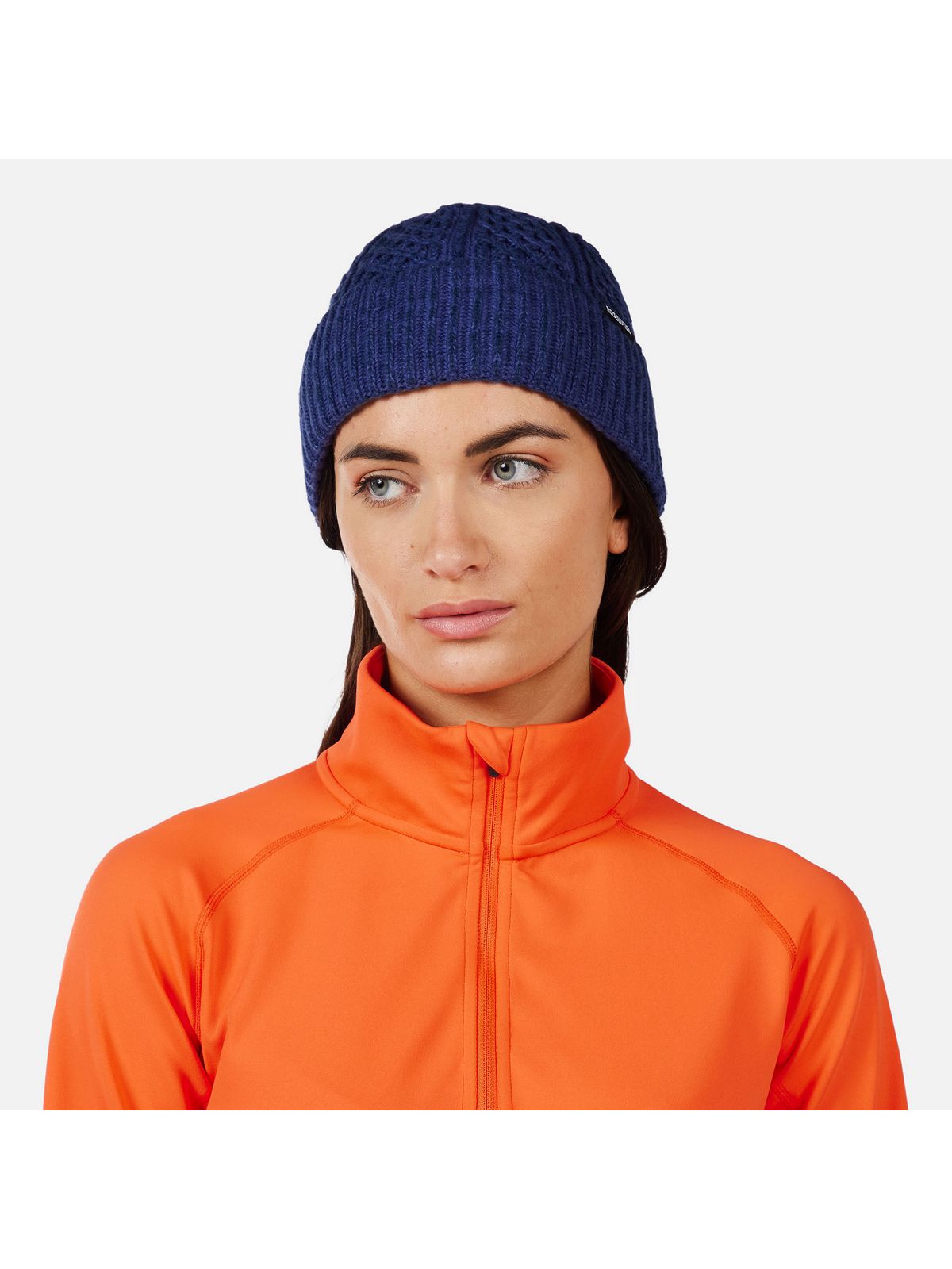 Bluza damska ROSSIGNOL W MID LAYER STRETCH HZ pomarańczowy