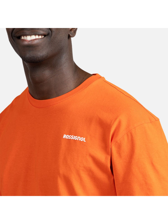 Koszulka męska ROSSIGNOL Waterfall Tee złoty - Adventure Sports
