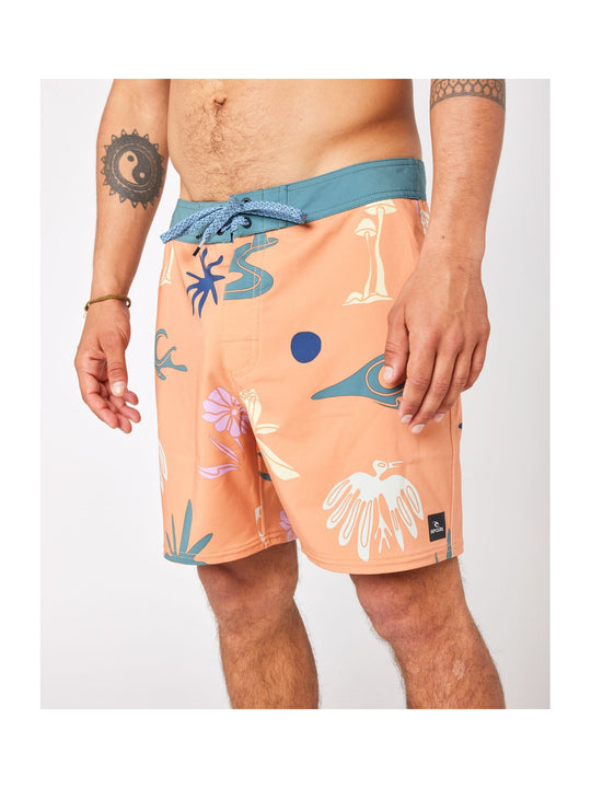 Boardshorty RIP CURL Mirage Retro Snapa pomarańczowy - Adventure Sports
