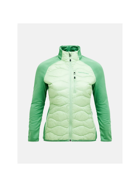 Kurtka puchowa damska PEAK PERFORMANCE Helium Hybrid Down Jacket Women zielony - Adventure Sports
