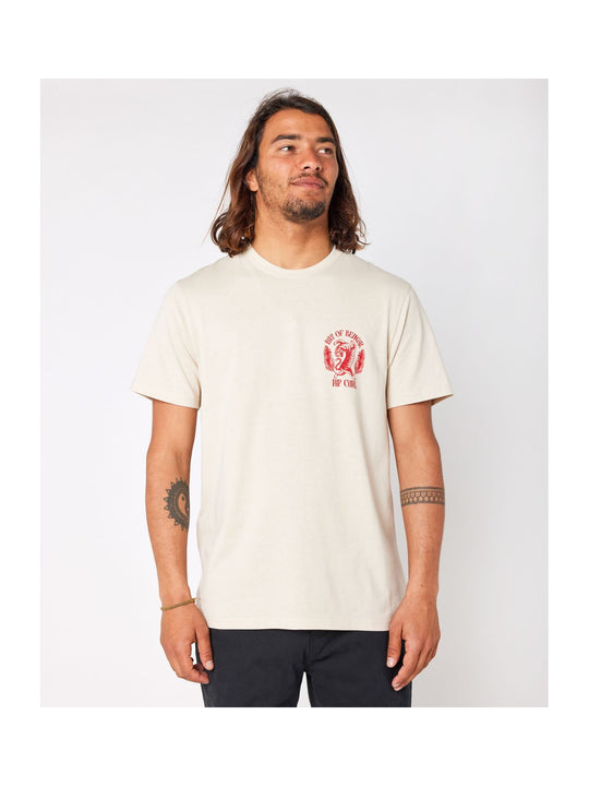 Koszulka RIP CURL Desti Animals Tee biały - Adventure Sports
