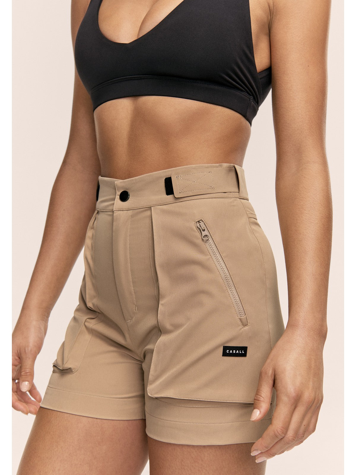 Szorty damskie CASALL Outdoor Active Shorts kolor piaskowy
