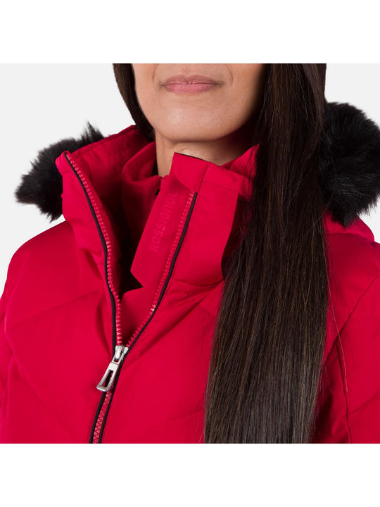 Kurtka na narty damska Rossignol W Staci Pearly Jkt czerwony - narciarska - Adventure Sports
