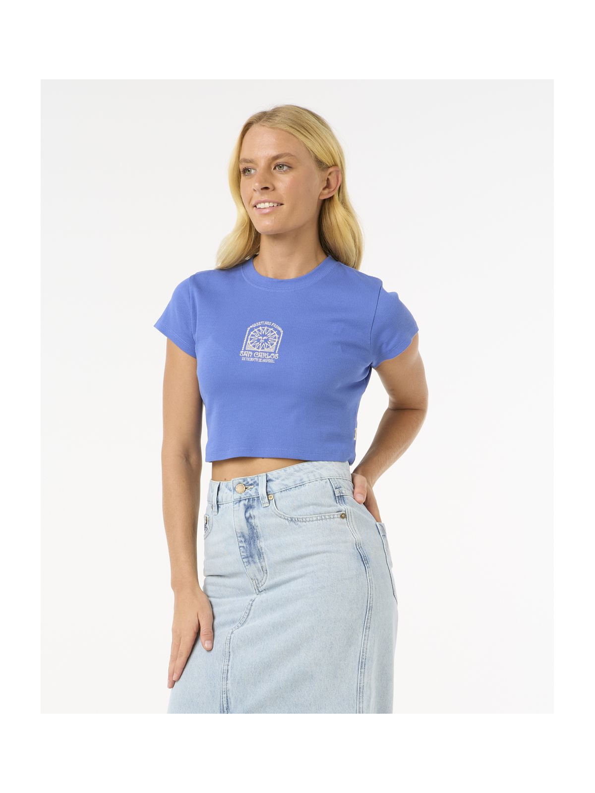 Koszulka RIP CURL San Carlos Baby Tee niebieski