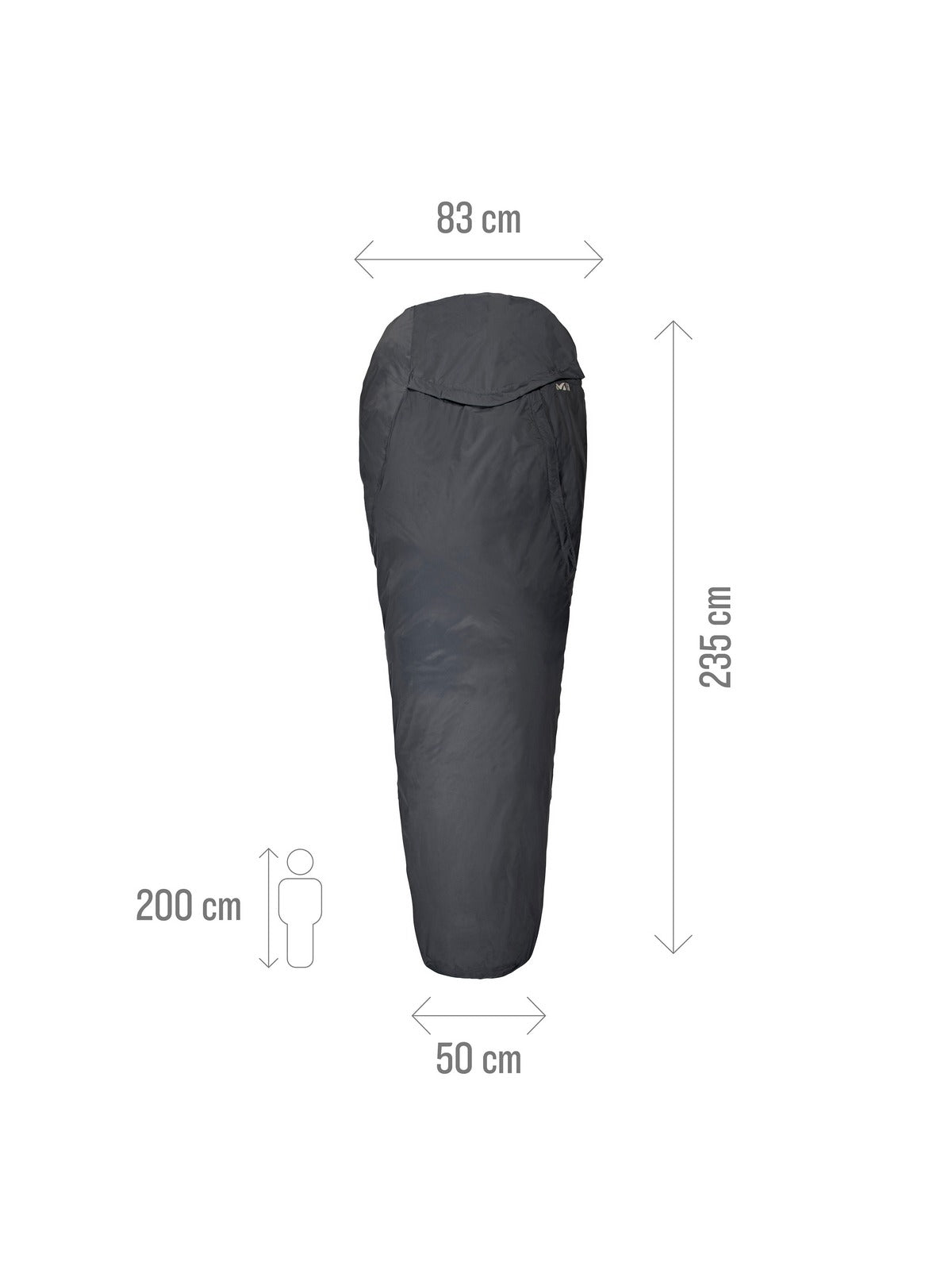 Pokrowiec MILLET Bivy Bag Grafitowy
