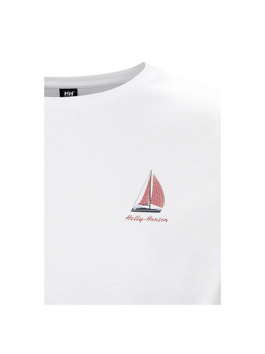 Koszulka HELLY HANSEN SHORELINE T-SHIRT 3. biały - Adventure Sports
