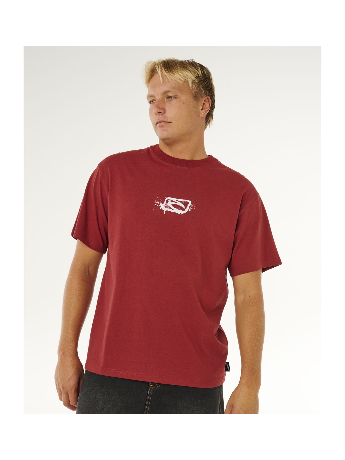 Koszulka męska RIP CURL Medina Inner Vision Spray Tee czerwona