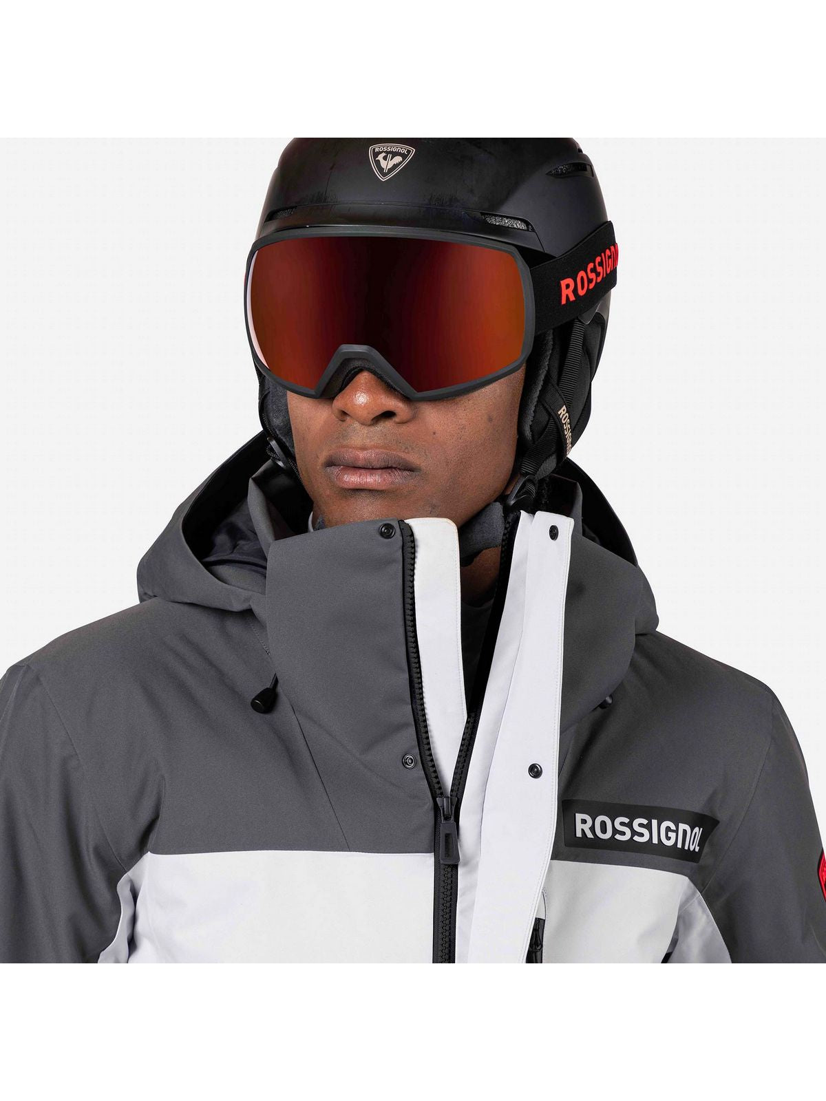 Kurtka narciarska męska ROSSIGNOL Hero Velika Insulated Jkt szara