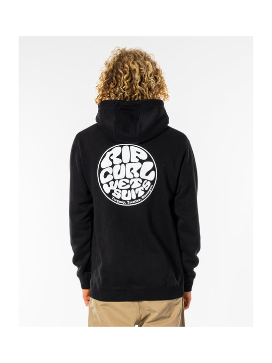 Bluza męska Rip Curl WETSUIT ICON HOOD czarna - Adventure Sports
