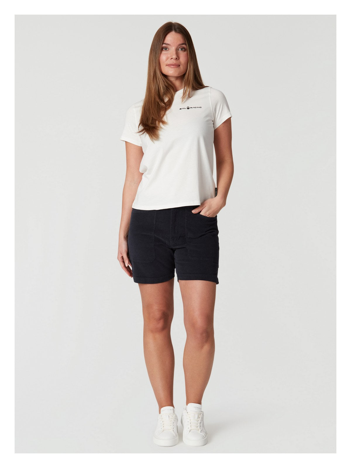 Szorty damskie SAIL RACING W Grinder Corduroy Shorts granatowe