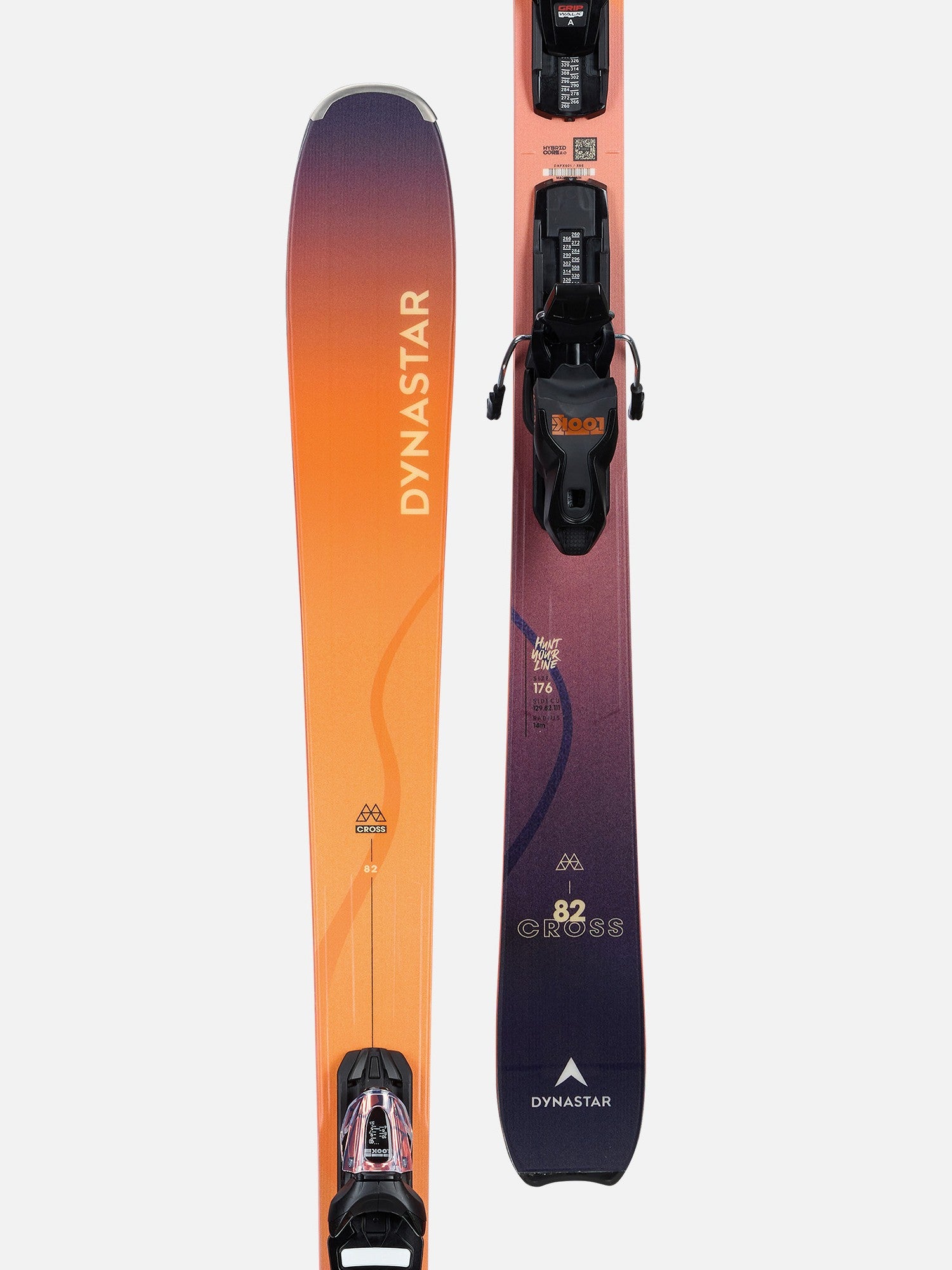 Narty DYNASTAR M-Cross 82 + wiązania Xpress 11 Gw B83 Black Orange