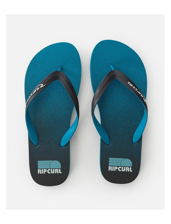 Japonki męskie plażowe RIP CURL Surf Revival Bloom Open Toe niebieskie
