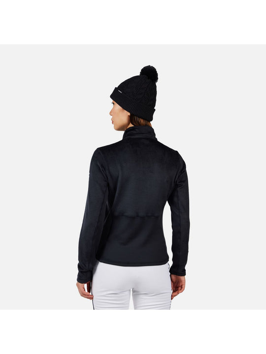Bluza damska ROSSIGNOL W DIRETTA HZ FLEECE czarna
