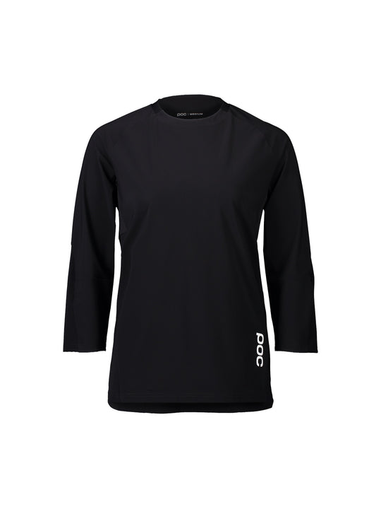 Koszulka rowerowa POC W’S RESISTANCE 3/4 - czarny - Adventure Sports
