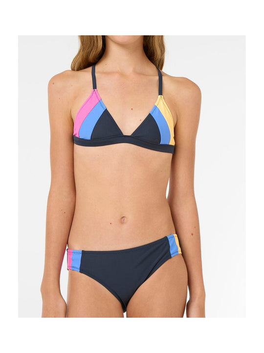 Kostium Kąpielowy RIP CURL Block Party Bikini -Girl - granatowy
