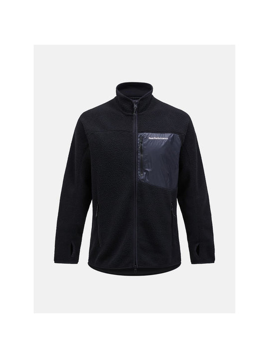 Polar Peak Performance M Pile Zip Jacket czarny - Bluza - Adventure Sports
