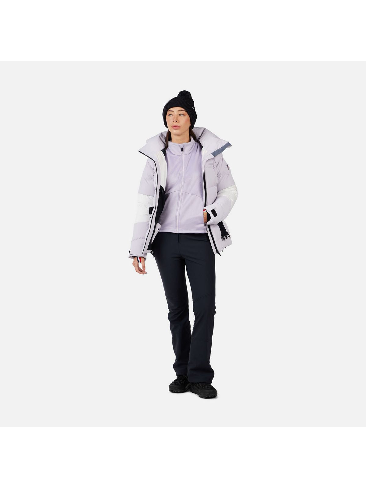 Bluza damska ROSSIGNOL W DIRETTA HZ FLEECE szara