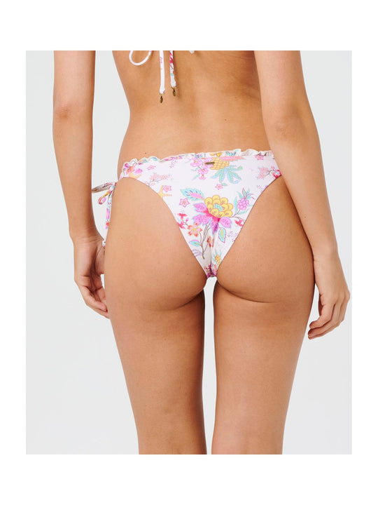 Dół od bikini damski RIP CURL Half Moon Bay Tie Side Skimpy beżowe
