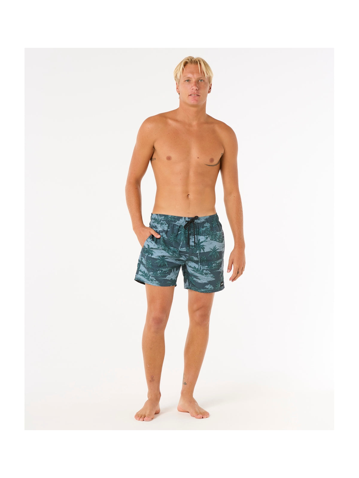 Szorty kąpielowe męskie RIP CURL Dreamers Volley moro szare