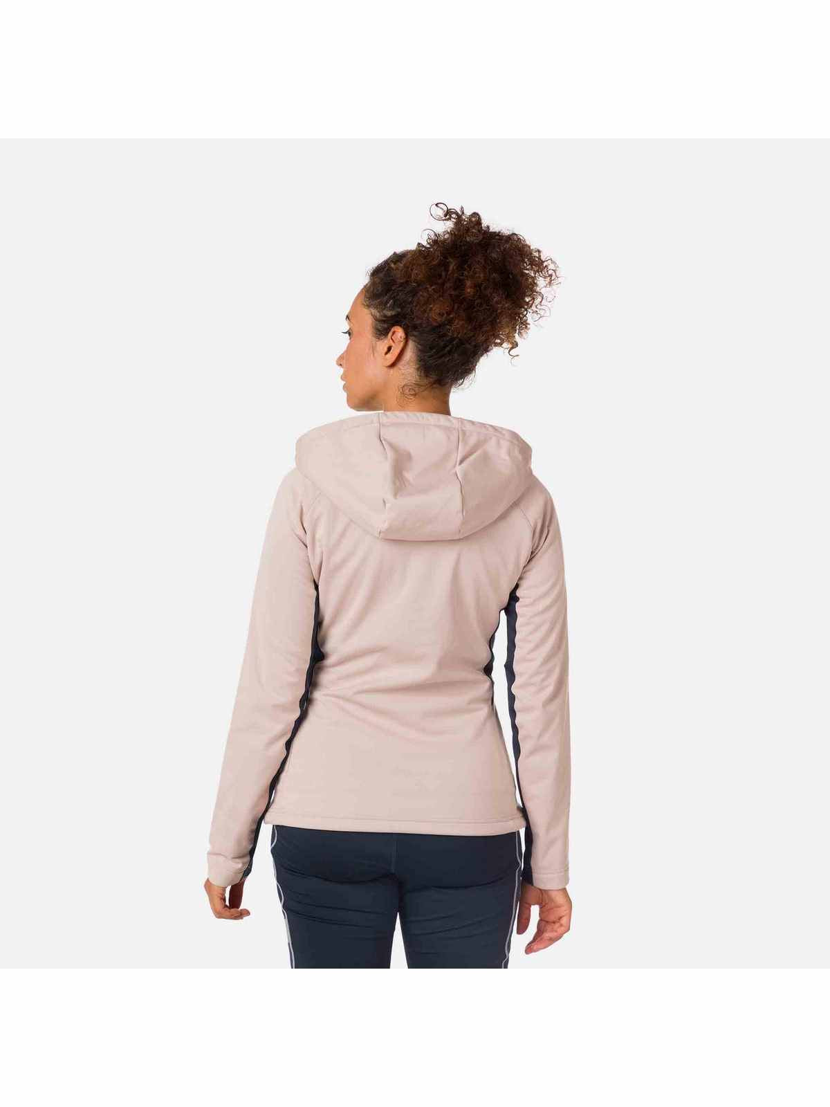 Kurtka na biegówki damska Rossignol W Softshell Hoodie Jkt różowy - Adventure Sports