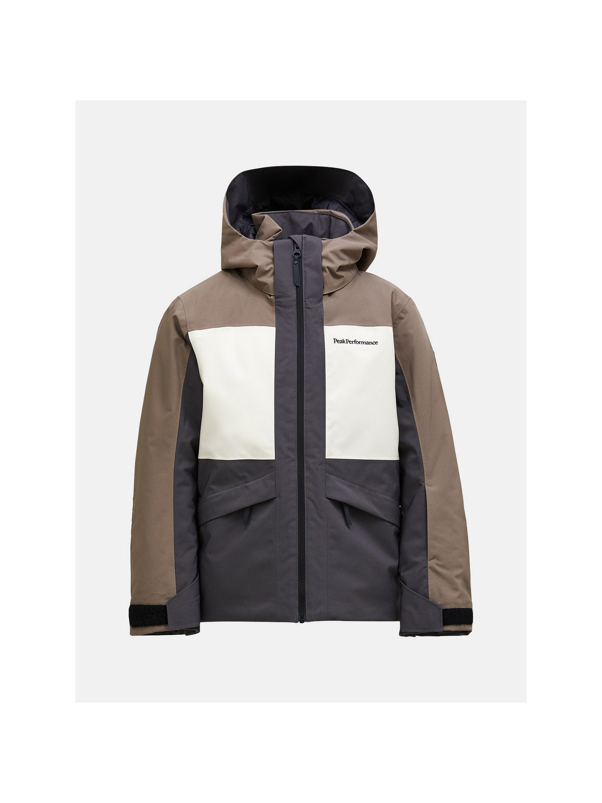 Kurtka narciarska juniorska PEAK PERFORMANCE Gravity HIPE 2L Insulated Shell Jacket brązowa