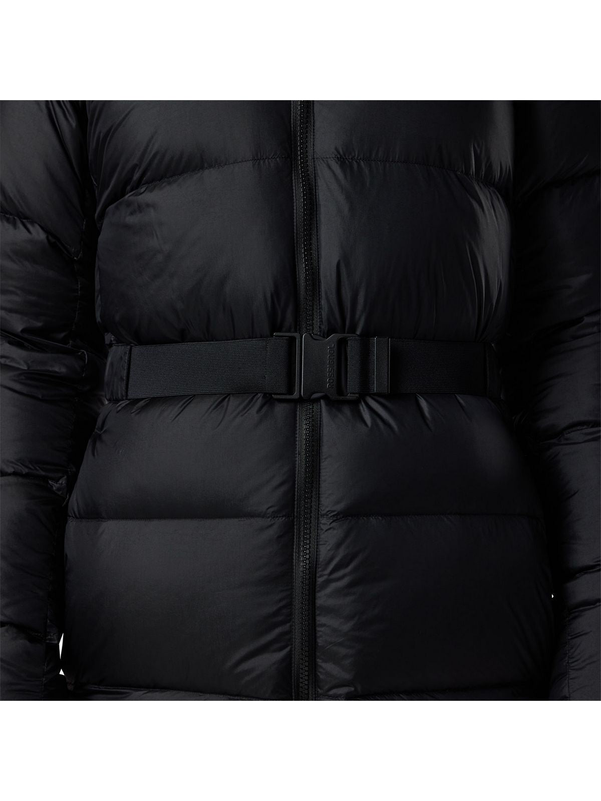 Parka damska ROSSIGNOL W Abel Belted Down Parka czarna