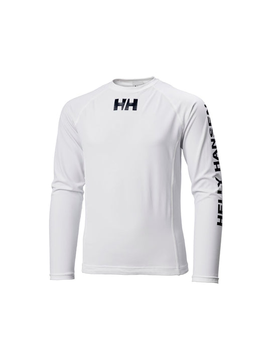 Lycra HELLY HANSEN Jr Waterwear Rashguard biały - Adventure Sports
