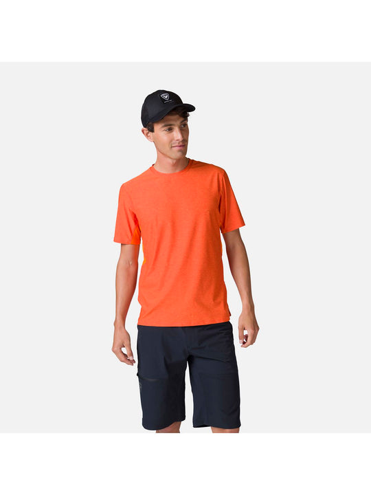 Koszulka Rossignol Melange Ss Tee pomarańczowy - Adventure Sports
