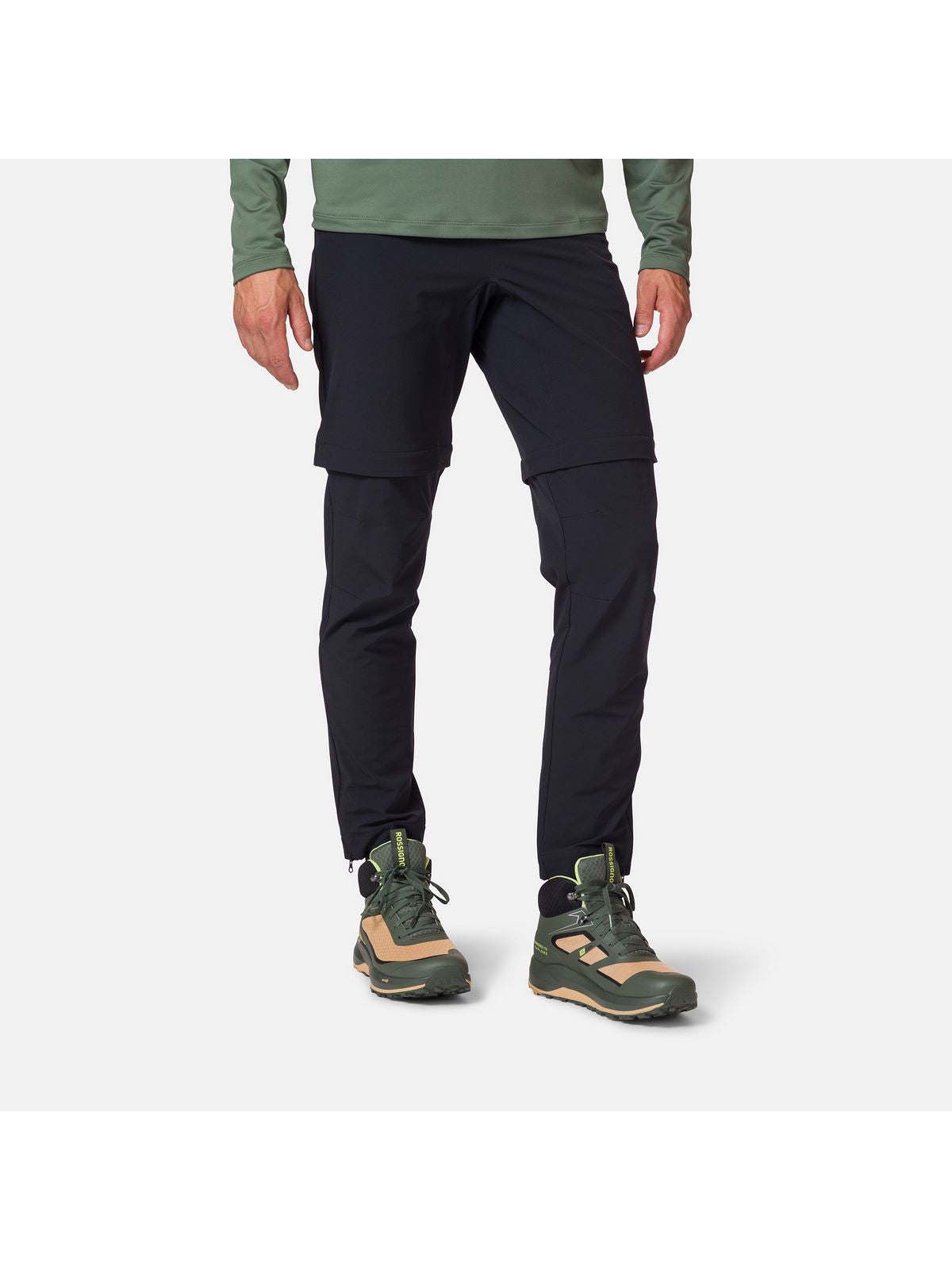 Spodnie Rossignol Skpr Zip Off Pants czarny - Adventure Sports