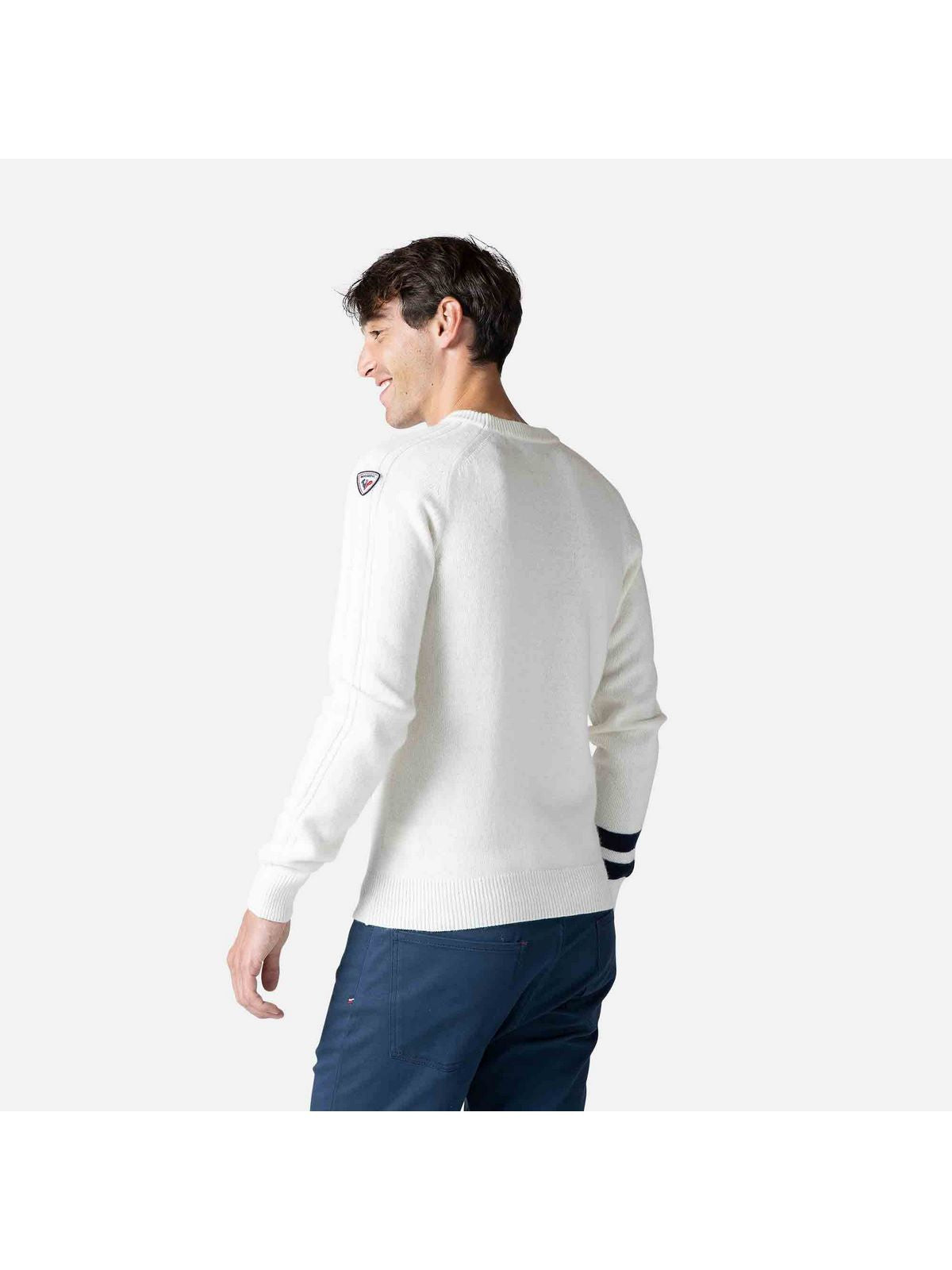 Sweter Rossignol Signature Knit biały - Adventure Sports