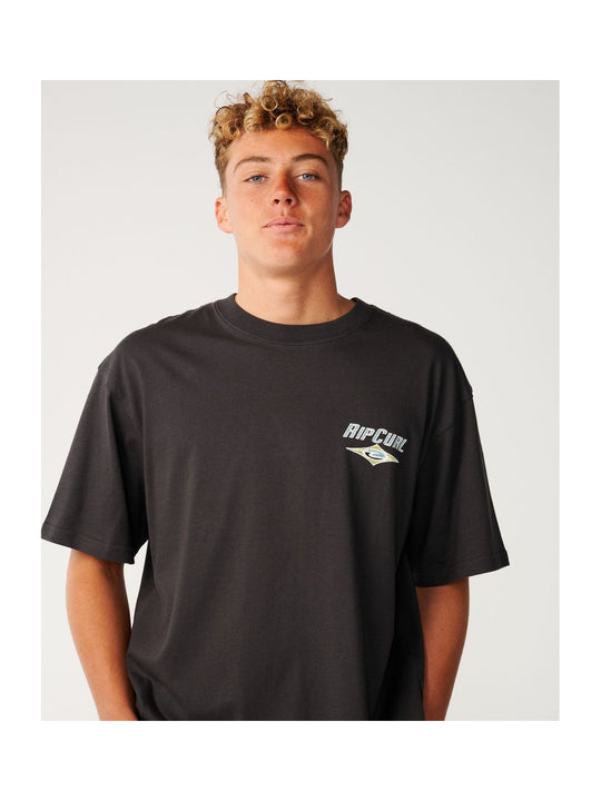 Koszulka męska RIP CURL Heritage Icon Tee czarna
