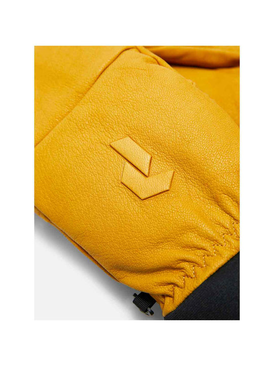 Rękawice narciarskie PEAK PERFORMANCE Leather HIPE Solarcore Insulated Ski Mitten beżowe
