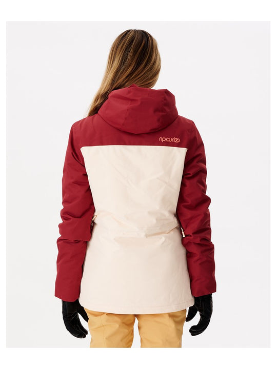 Kurtka narciarska RIP CURL Rider Betty Jacket czerwony - Adventure Sports
