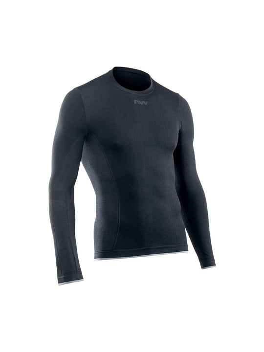 Koszulka rowerowa NORTHWAVE SURFACE Base Layer LS - czarny - S/M - Adventure Sports
