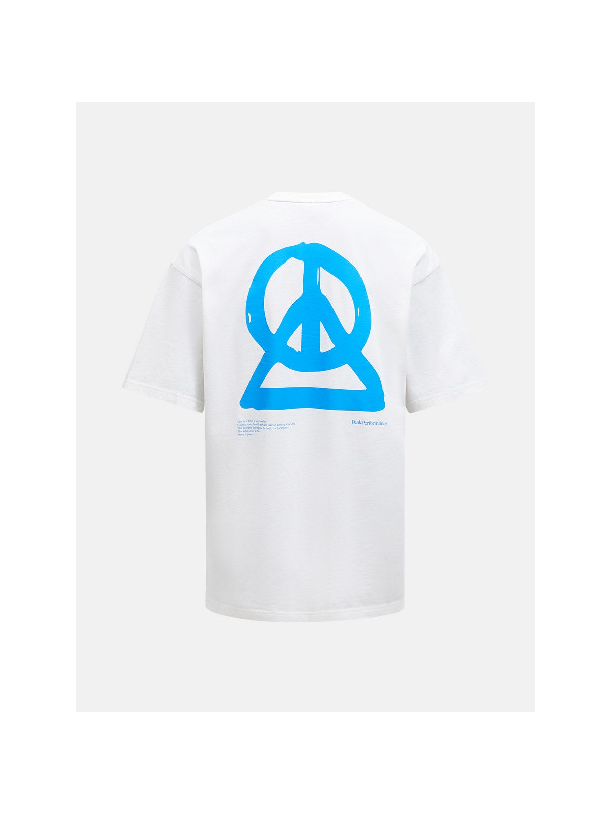 Koszulka PEAK PERFORMANCE M Graphic Tee biały - Adventure Sports