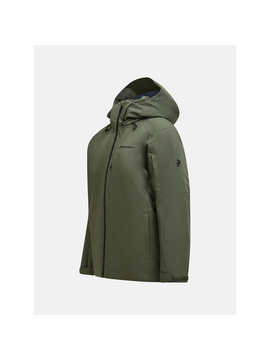 Kurtka narciarska męska PEAK PERFORMANCE Maroon HIPE 2L Insulated Shell Jacket zielona
