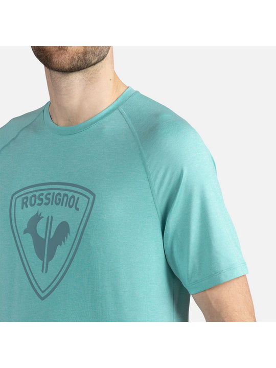Koszulka treningowa męska ROSSIGNOL Westweg Shield Tee niebieski - Adventure Sports
