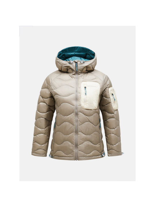 Kurtka puchowa damska Peak Performance W Helium Utility Down Hoo beżowy
