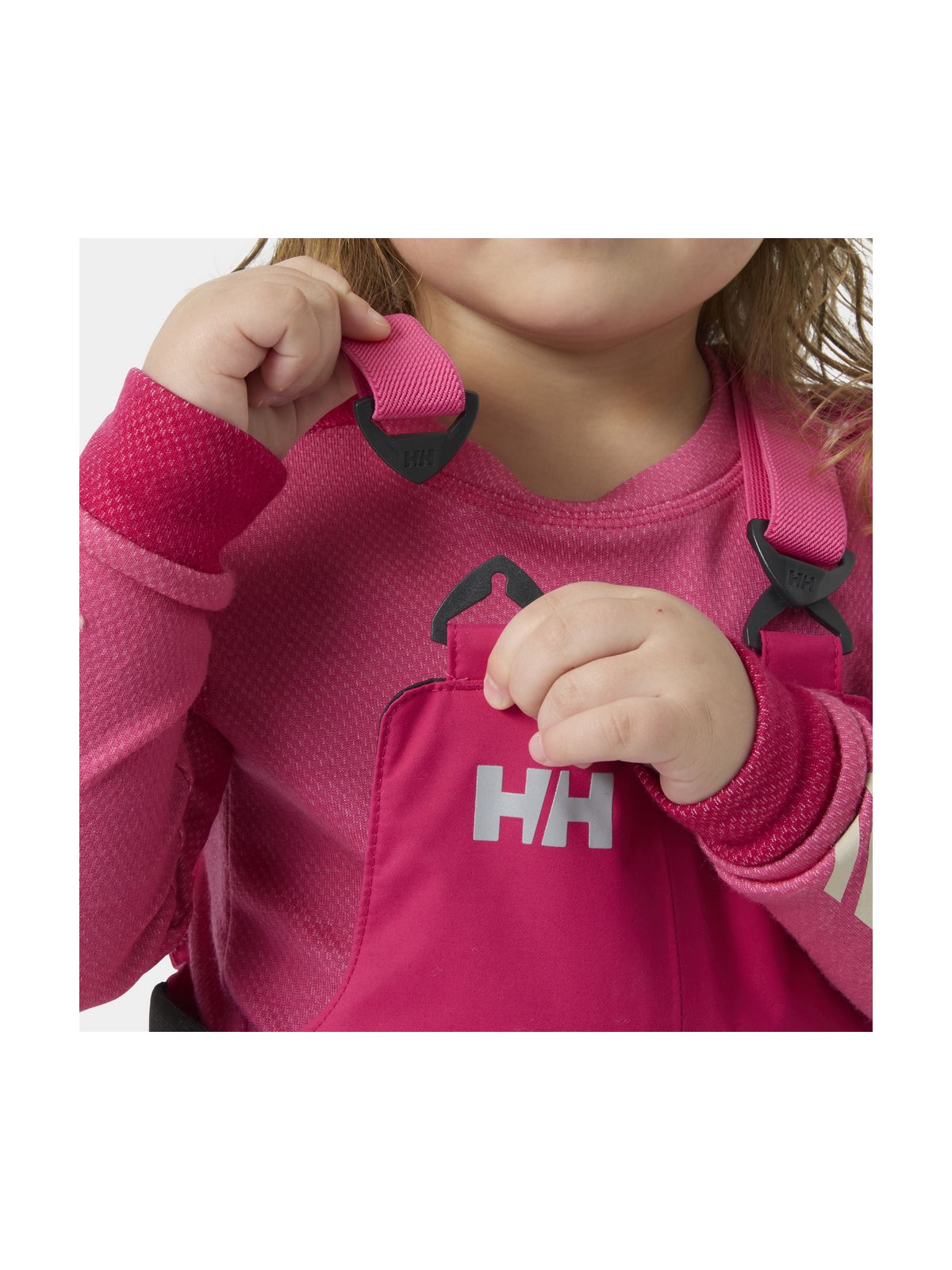 Spodnie narciarskie dziecięce HELLY HANSEN K RIDER 2 INS BIB różowe