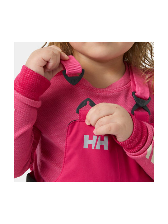 Spodnie narciarskie dziecięce HELLY HANSEN K RIDER 2 INS BIB różowe
