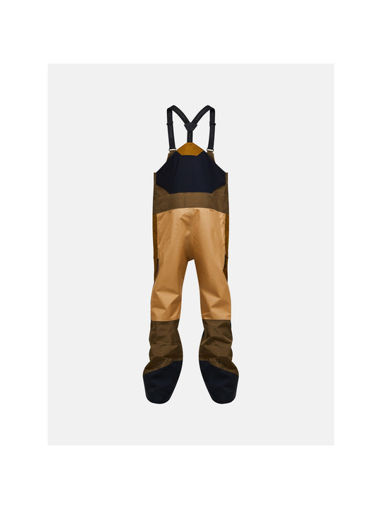 Spodnie PEAK PERFORMANCE M Vertical Gore-Tex Pro Bib Pants brązowy
