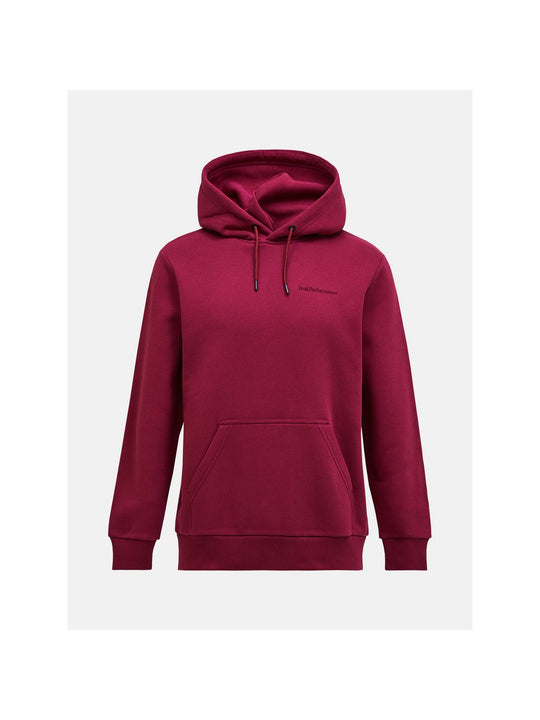 Bluza PEAK PERFORMANCE Original Small Logo Hood Men bordowy
